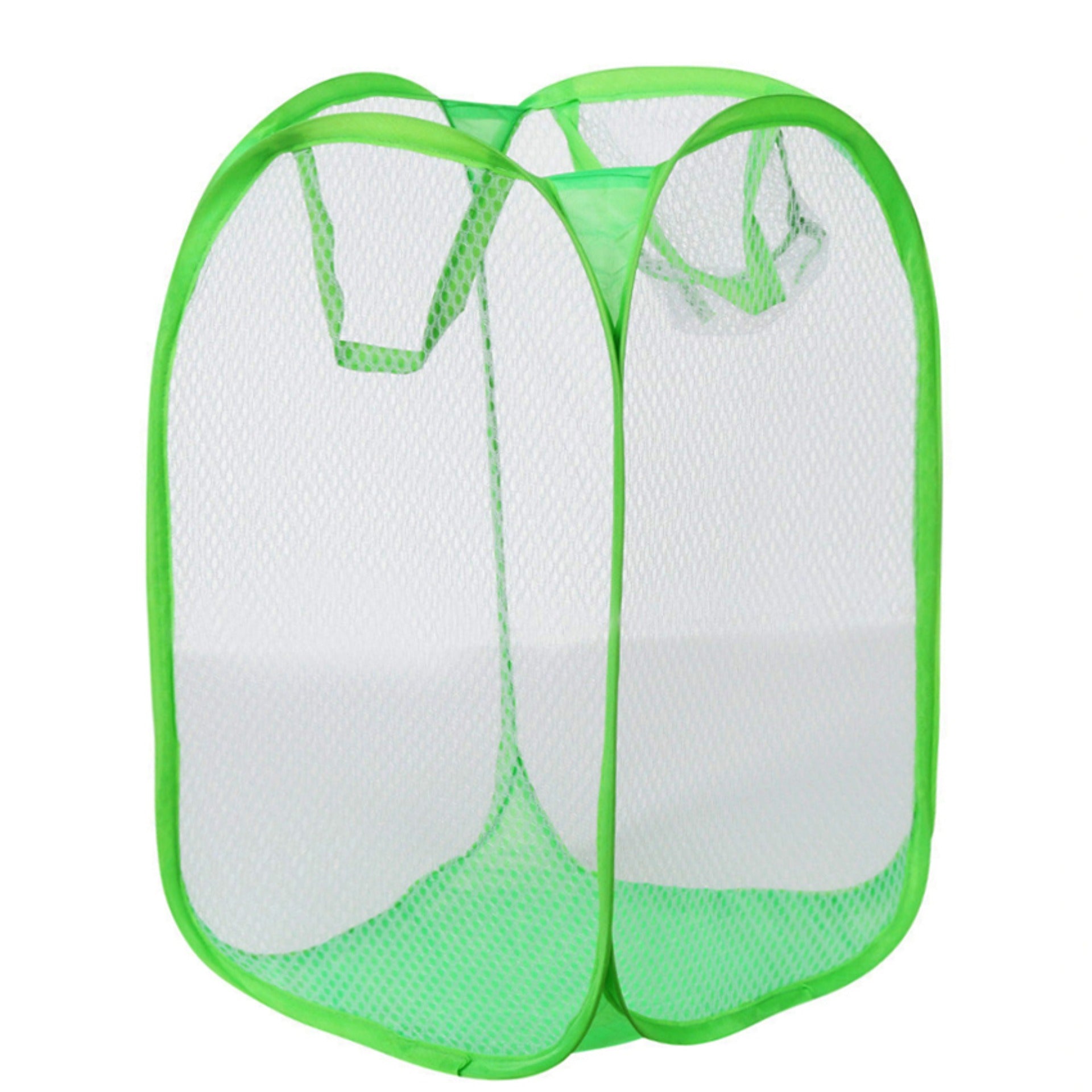 Nylon Fabric Foldable Laundry Basket 42x61cm 8263