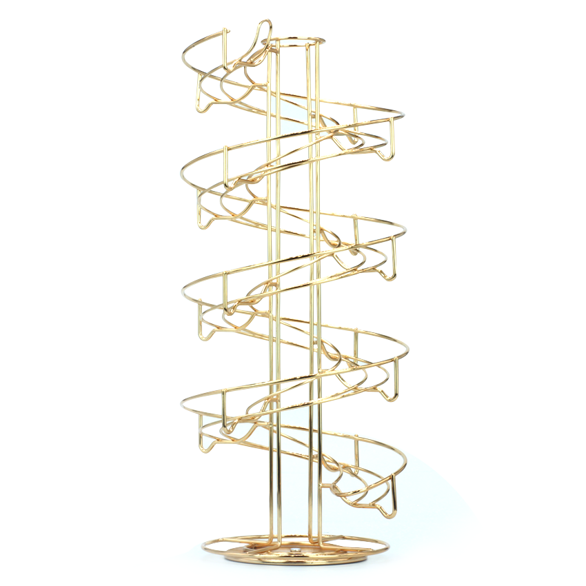 40 Caffitaly Rotating Coffee Rack Pod Holder 1353