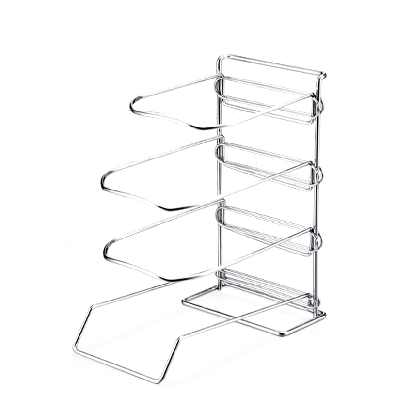 Stainless Steel Kitchen Pot Organizer Storage Rack ML-1062
