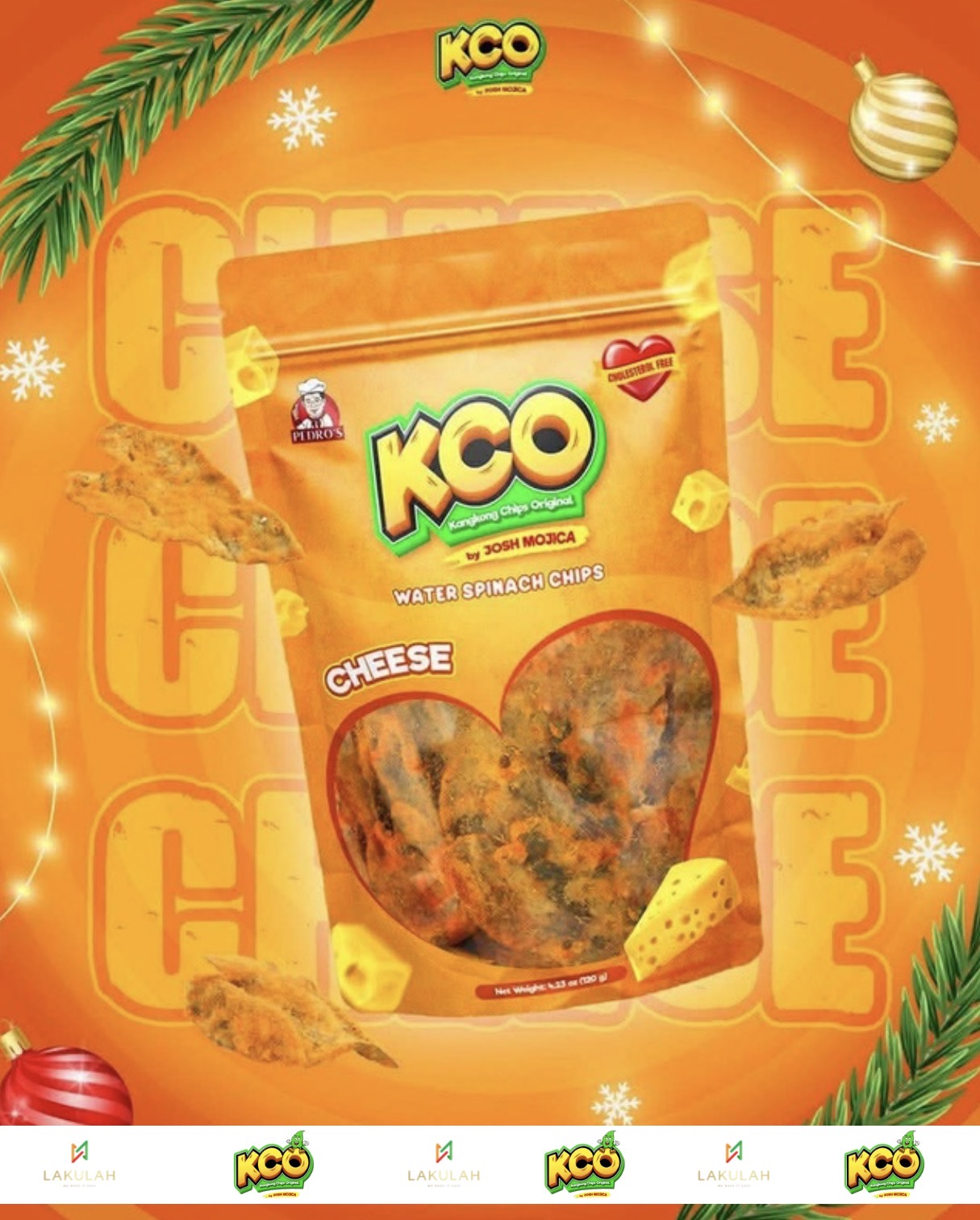 Cheese Flavor | Kangkong Chips Original by Josh Mojica