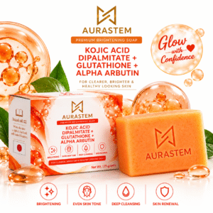 AURASTEM Japan Kojic Acid Brightening Soap (135grams)